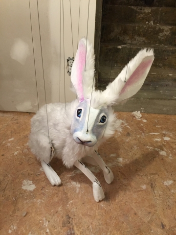 rabbit marionette puppet
