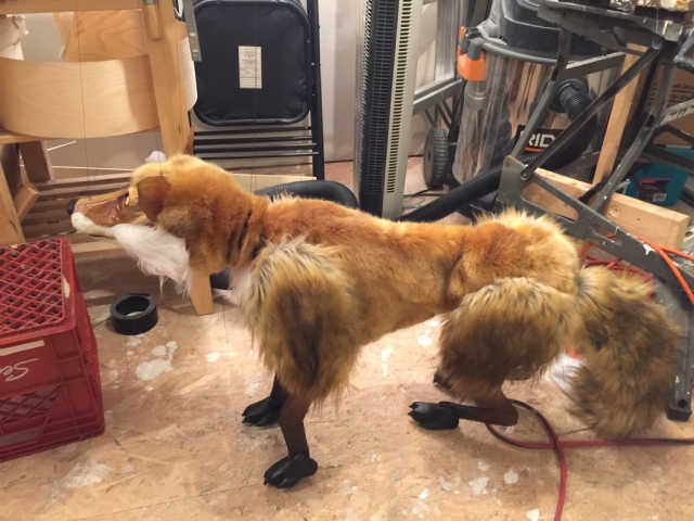 fox marionette puppet