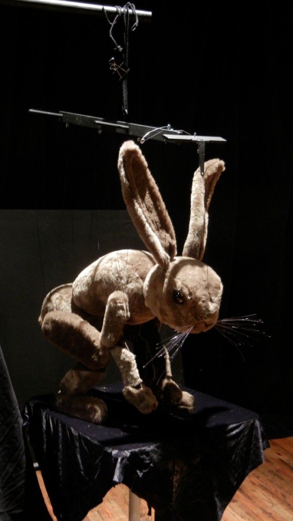Rabbit marionette puppet