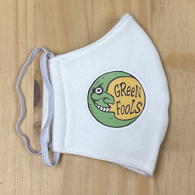 Mask- Large with green fools logo